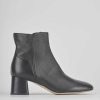 Donna Barca | Stivaletti Tacco Alto Tacco 5 Cm In Pelle Nera