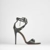 Donna Barca | Sandali Tacco Alto Tacco 12 Cm In Pelle Nera