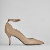 Donna Barca | Decollete Tacco 7 Cm In Pelle Marrone