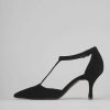 Donna Barca | Decollete Tacco 7 Cm In Camoscio Nero