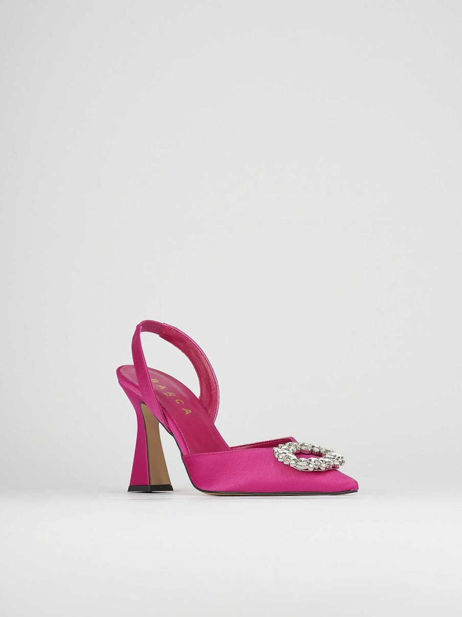 Donna Barca | Decollete Tacco 9 Cm In Pelle Rosa