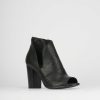 Donna Barca | Sandali Tacco Alto Tacco 9 Cm In Pelle Nera