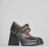 Donna Barca | Decollete Tacco 7 Cm In Pelle Nera