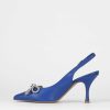 Donna Barca | Decollete Tacco 5 Cm In Pelle Blu