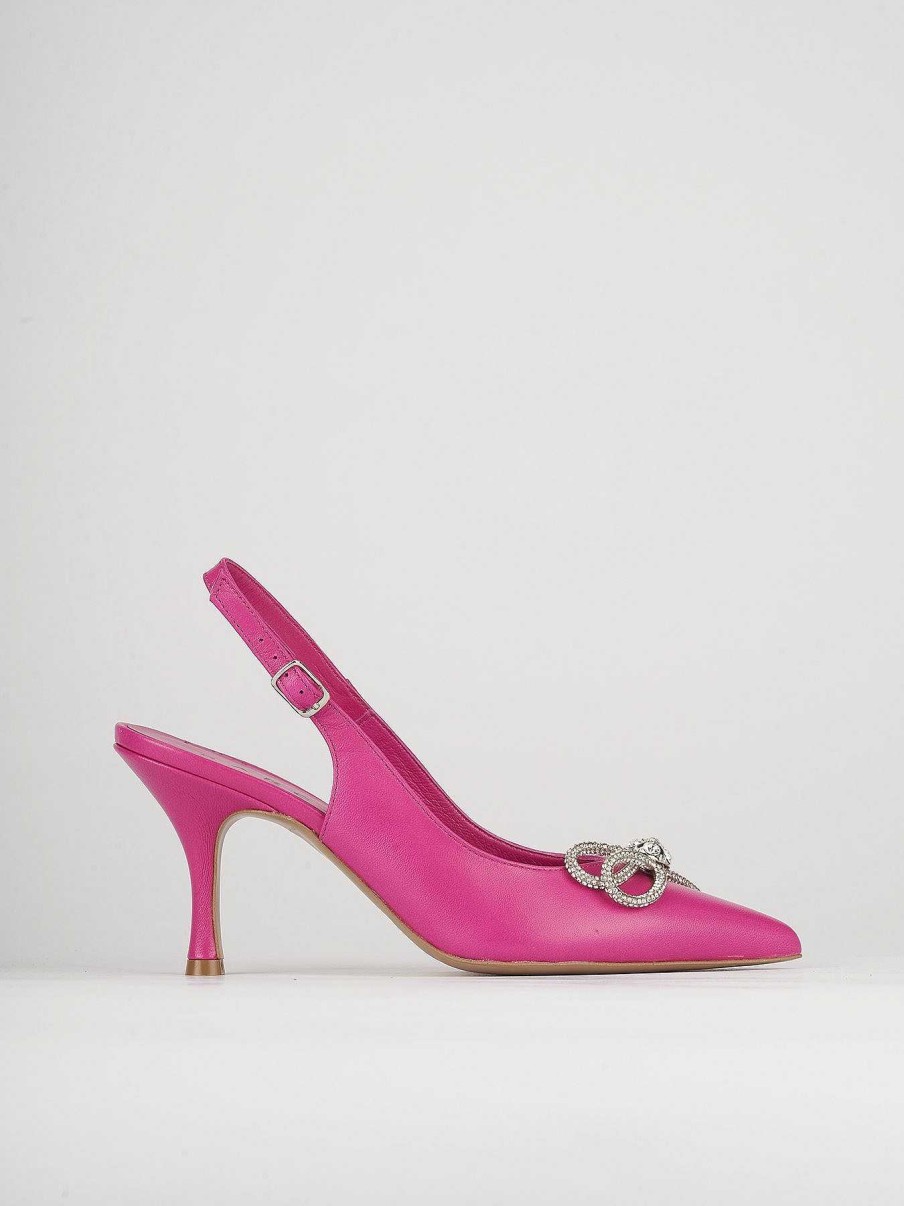 Donna Barca | Decollete Tacco 5 Cm In Pelle Rosa