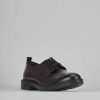 Uomo Barca | Scarpe Stringate In Pelle Bordeaux