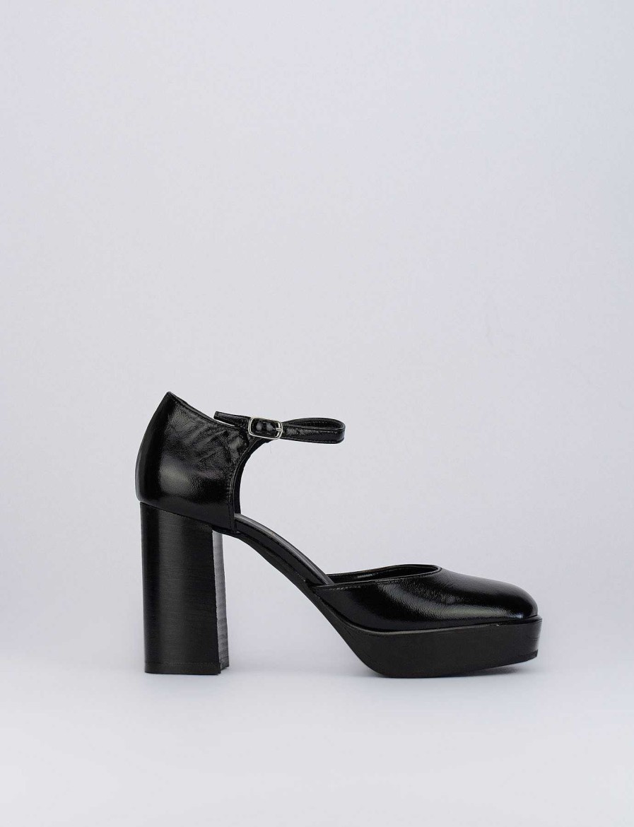 Donna Barca | Decollete Tacco 9 Cm In Pelle Nera