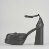 Donna Barca | Decollete Tacco 11 Cm In Pelle Nera