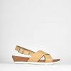 Donna Barca | Zeppa Tacco 3 Cm In Pelle Beige