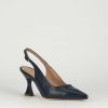 Donna Barca | Decollete Tacco 7 Cm In Pelle Blu