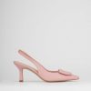 Donna Barca | Decollete Tacco 7 Cm In Pelle Rosa