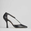 Donna Barca | Decollete Tacco 7 Cm In Pelle Nera