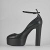 Donna Barca | Decollete Tacco 13 Cm In Pelle Nera