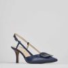 Donna Barca | Decollete Tacco 5 Cm In Pelle Blu