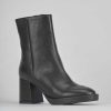 Donna Barca | Stivaletti Tacco Alto Tacco 6 Cm In Pelle Nera