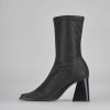 Donna Barca | Stivaletti Tacco 7Cm Pelle Nero