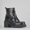 Donna Barca | Stivaletti Tacco Alto Tacco 5 Cm In Pelle Nera