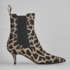 Donna Barca | Stivaletti Tacco Alto Tacco 5 Cm Giraffa Cavallino