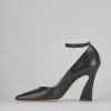 Donna Barca | Decollete Tacco 9 Cm In Pelle Nera