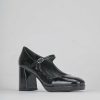 Donna Barca | Decollete Tacco 8 Cm In Pelle Nera