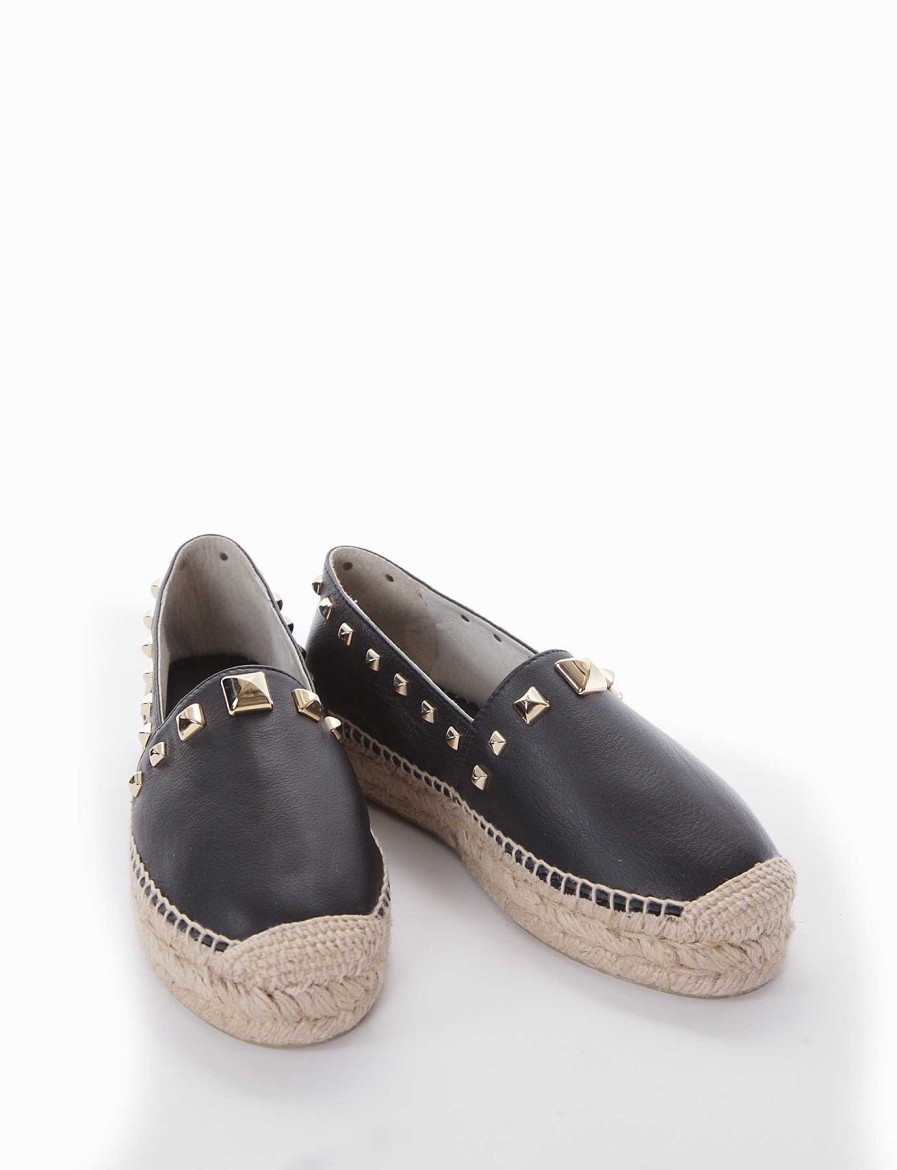 Donna Barca | Espadrillas In Pelle Nera