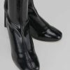 Donna Barca | Stivaletti Tacco Alto Tacco 8 Cm In Vernice Nera