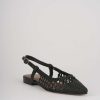 Donna Barca | Scarpe Basse Tacco 1 Cm In Pelle Nera