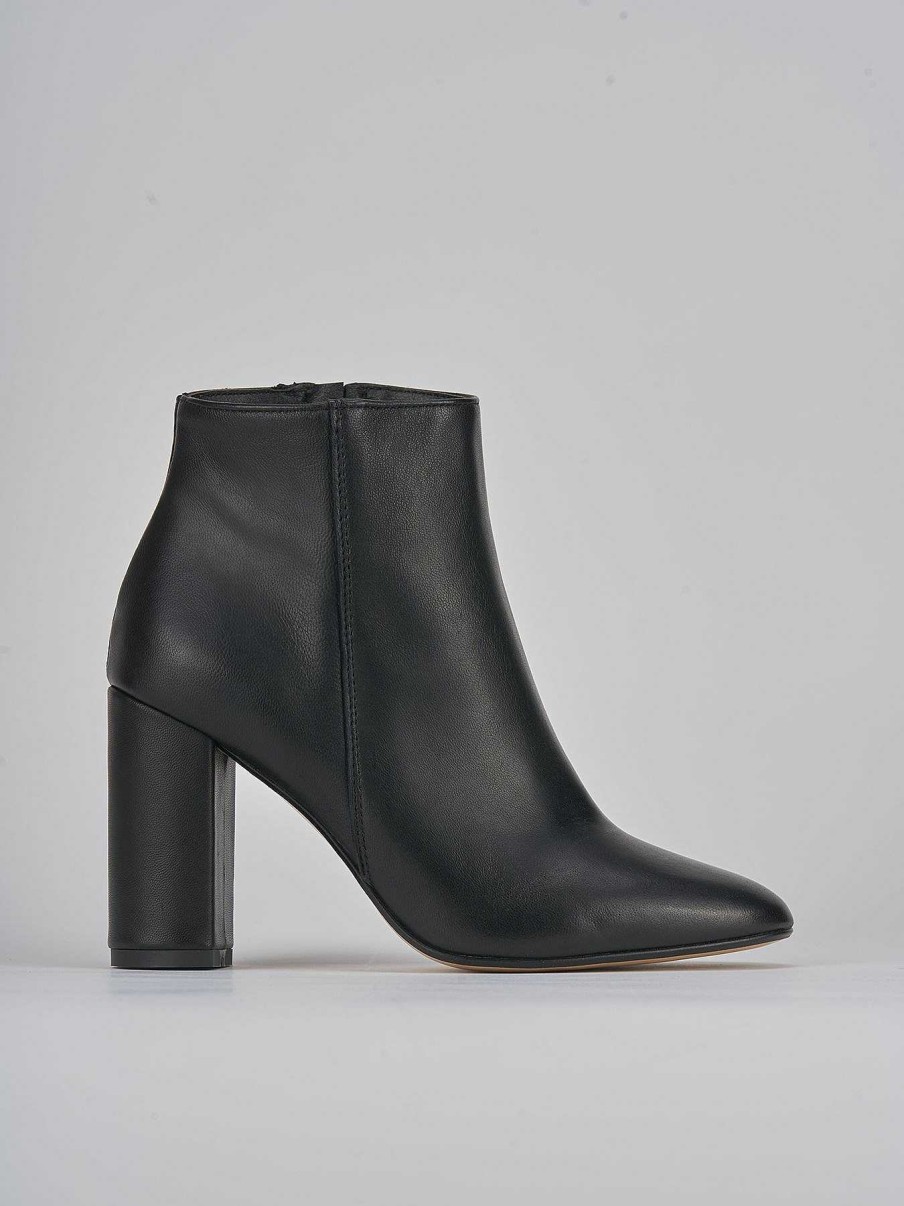 Donna Barca | Stivaletti Tacco Alto Tacco 9 Cm In Pelle Nera