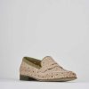 Donna Barca | Mocassini Tacco 2 Cm In Pelle Beige