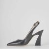 Donna Barca | Decollete Tacco 10 Cm In Pelle Nera