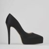 Donna Barca | Decollete Tacco 11 Cm In Raso Nero